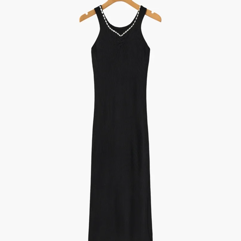 Luna Knit Dress - Old money style