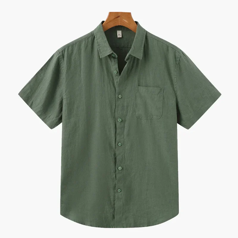 Cape Town Short-Sleeve Linen Shirt